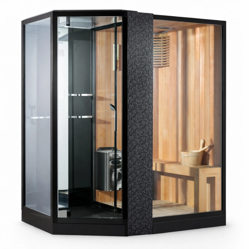 CABINA de DUS CU HIDROMASAJ+SAUNA  89103-R/n