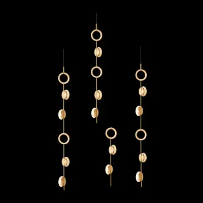 Lustra Yo-Yo - Brushed Gold