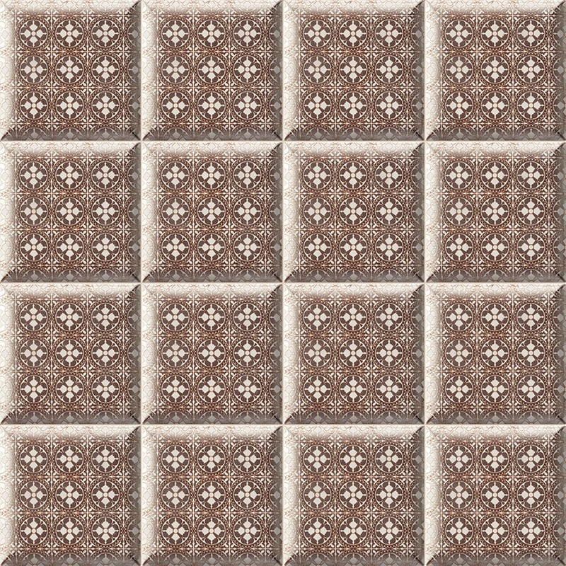 METAL WHITE DECO 15x15