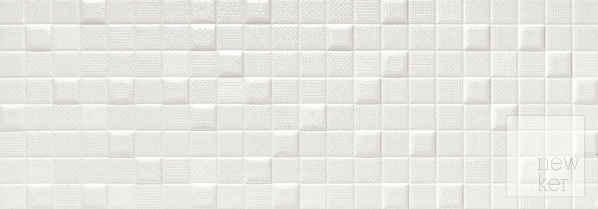 BLINK MOSAIC WHITE 31.5x90 cm