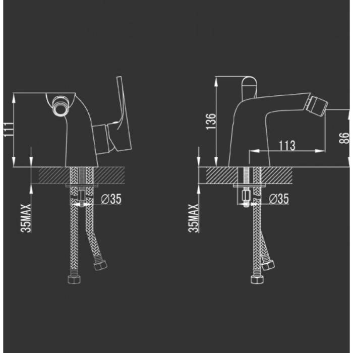 BATERIE BIDEU WDQ46443AW