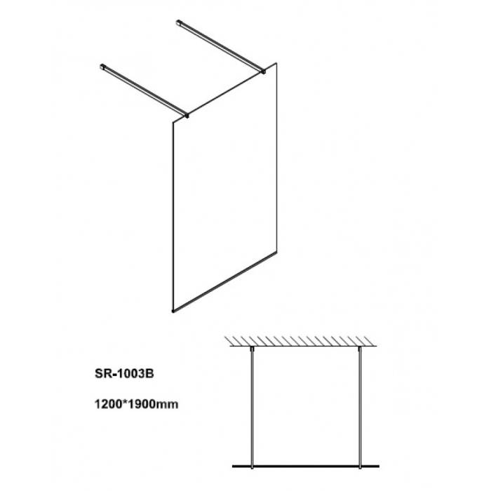 PARAVAN DE DUS WALK-IN 800x2000