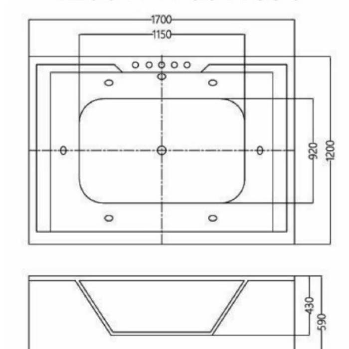 CADA CU HIDROMASAJ WM3099B