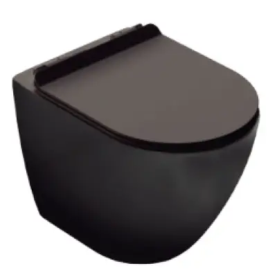 WC CORPORAT NEGRU MAT