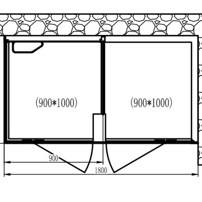 SAUNA CU DUS 99100L-1000